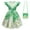 dress+bag, variant on Little Girls Tiana Costume Princess Dress Halloween Ruffle Sleeve Dress Outfit