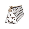 thumbnail image 2 of Xecao Dachshund Dog Print Leather Pencil Case -Stationery Bag Pen Holder for Work & Office, 2 of 5