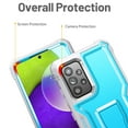thumbnail image 2 of FITO For Samsung Galaxy A52 Case, Phone Case with Screen Protector and Kickstand (Blue), 2 of 7