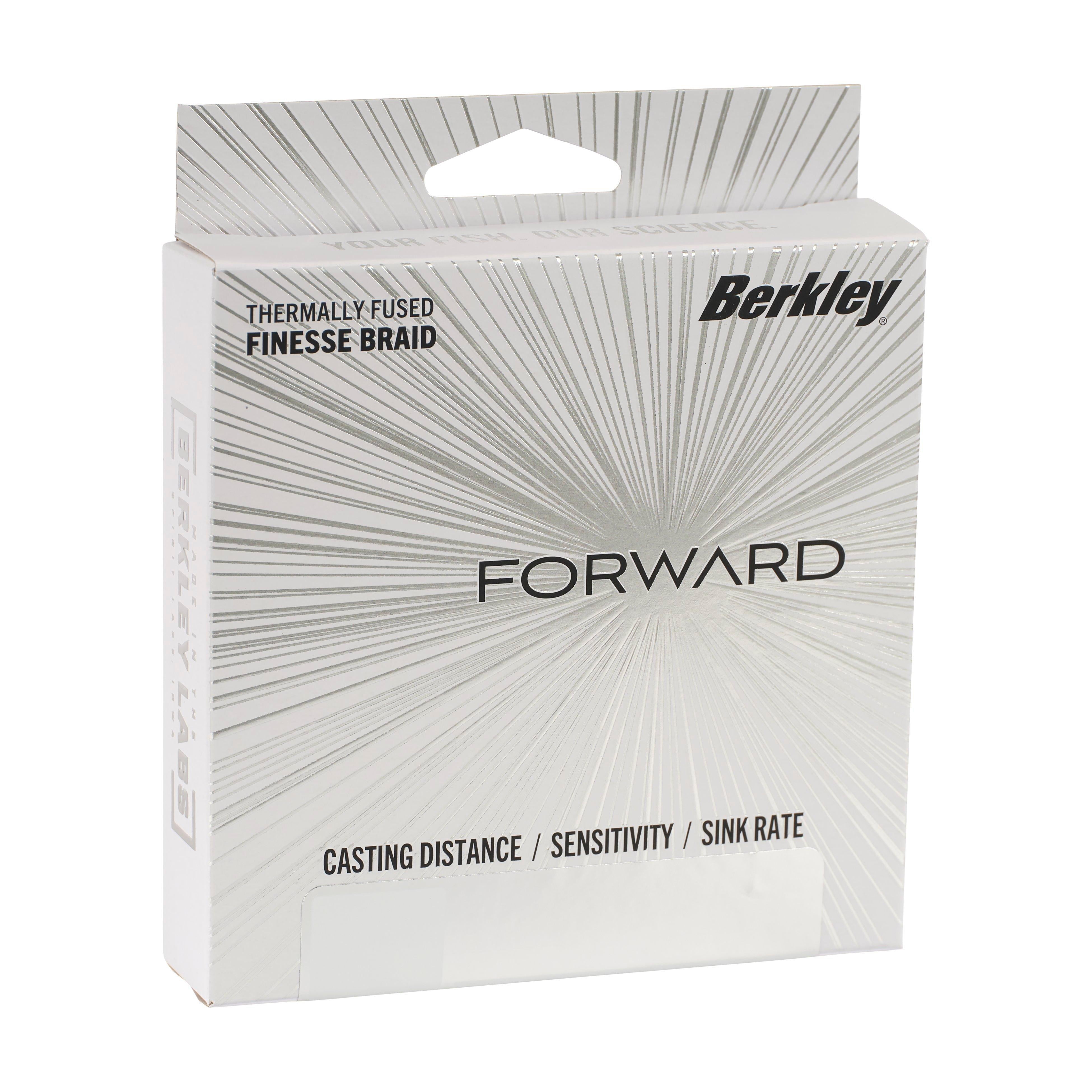 Berkley Forward Braid Fishing Line, Crystal, 6 lb Test Strength, 150 yd