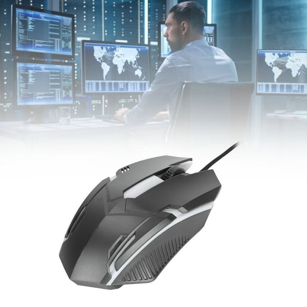 Ratón USB Ergonómico Para Computadora M3, Mouse Para Juegos Con Retroiluminación RGB Para PC, Computadora Portátil, Mac, Mouse Para Juegos Con Cable Plug And Play Sin Necesidad
