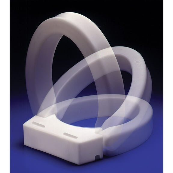 Hinged Elevated Toilet Seat - Standard