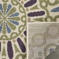 thumbnail image 5 of SAFAVIEH Veranda Axum Geometric Indoor/Outdoor Area Rug, Cream/Green, 2' x 3'7", 5 of 6