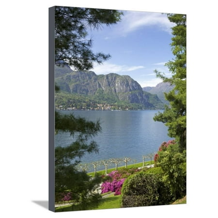 Gardens of Villa Melzi, Bellagio, Lake Como, Lombardy, Italian Lakes, Italy, Europe Stretched Canvas Print Wall Art By Peter