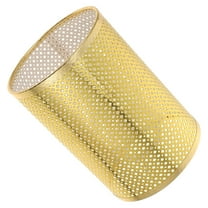 FRCOLOR Drum Lamp Shade E27 E14 Hollow Metal Clip On Light Replacement for Table and Floor Lamps 1 Set