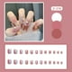thumbnail image 1 of 24 Uds uñas postizas artificiales prensa de Ballet francés en Nail Art sin costuras extraíble usando uñas postizas reutilizables cubierta completa puntas de uñas Dengxun unisex, 1 of 2