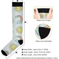 thumbnail image 3 of FREEAMG Rainbow Compression Socks for Men & Women Knee High Stockings for Running, Sport, Hiking & Travel, 3 of 7
