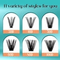 thumbnail image 4 of Kit de extensión de pestañas GEMERRY DIY Lash 280 racimos individuales, 4 of 9