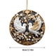 thumbnail image 3 of Colgante de bendición de nacimiento de Navidad 2025 | Adorno acrílico para coche con visión estereoscópica | Decoración para árbol de Navidad y hogar | Regalo para recién nacidos para Navidad y, 3 of 5