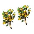 thumbnail image 4 of 2pcs Emulation Bouquet Fake Bouquet Adornment Home Pomegranate Bunch Decor, 4 of 8