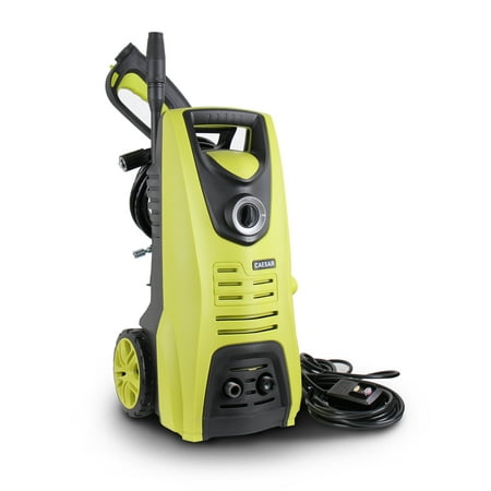 Caesar Hardware Electric Pressure Washer Powerful 1885 PSI Heavy Duty Adjustable Cold Water System & Rolling Wheels Power Spray Clean Driveway Car Home