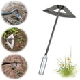 thumbnail image 2 of pdqouc Garden Hoe Steel Plate Hoe For Weeding Flowers Outdoor Hoe Hollow Hoe Small Hoe Integrated Garden Hoe Portable Practical Gardening Tools, 2 of 4