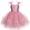 Dusty Pink, variant on IBTOM CASTLE Toddler Girls Sparkly Sequin Tulle Dress, Fairy Princess Pageant Birthday Party Outfit 3-4T Pink
