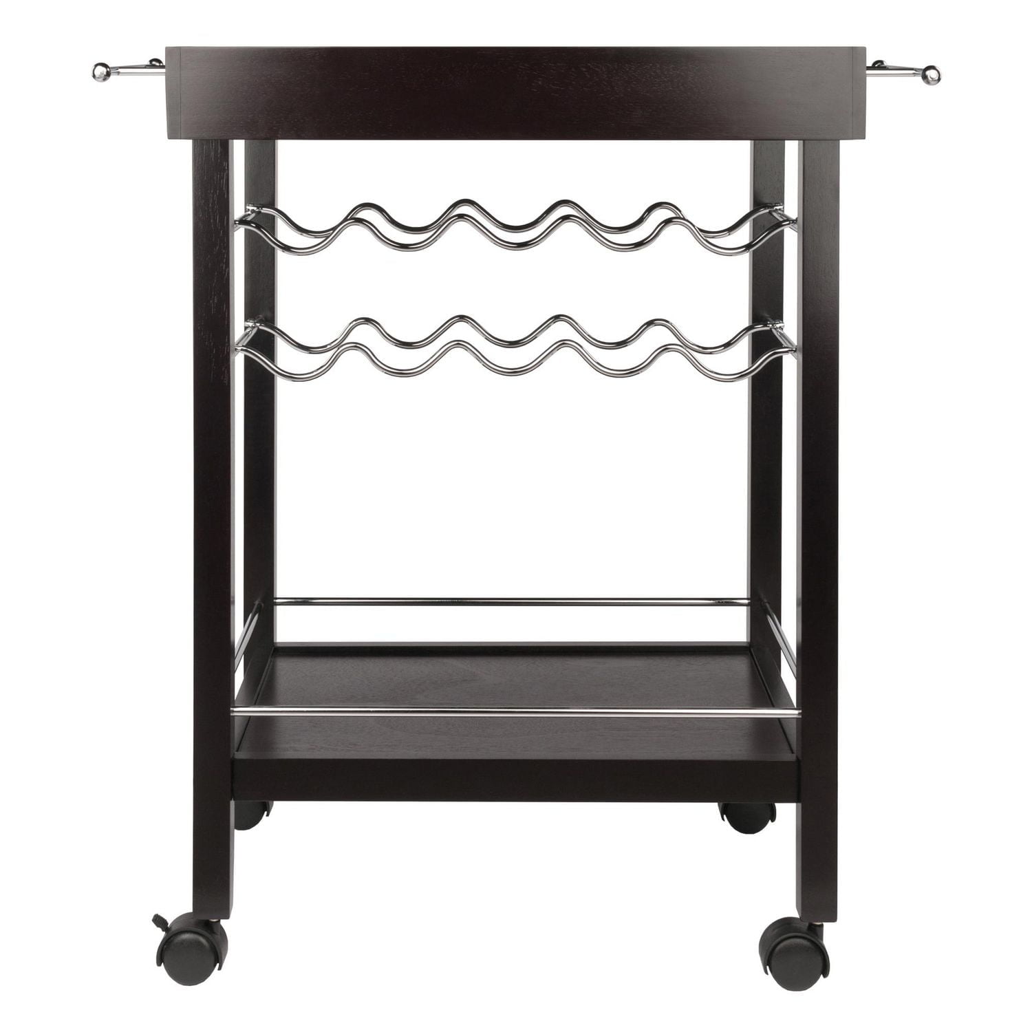 Winsome Johnnie Bar Cart in Espresso Finish - 92329