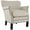 Sand, variant on Modway Key Upholstered Fabric Armchair in Gray