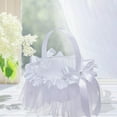 thumbnail image 1 of Cesta de Flores de Boda Almacenamiento de Dulces Símbolo Dulce Decoración , Bowknot Opción 6 BLESIY Cesta floral de boda, 1 of 8