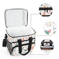 thumbnail image 6 of FORMRS Insulated Cooler Bag 24 Cans Capacity Soft Leakproof Lunch Box with Side Pockets, Red Easter Eggs, 6 of 7