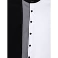 thumbnail image 5 of Mikrdoo Boys Long Sleeve Color Block Button Down Tops, Sizes 7-15, 5 of 8