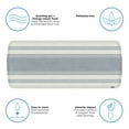 thumbnail image 2 of GelPro Contemporary/Traditional Stripes Blue/White Kitchen Mat, 20 in x 48 in, 2 of 5