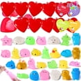 thumbnail image 1 of Mochi Squishy Toys JOYIN, 28 paquetes con tarjetas de San Valentín y corazones, 1 of 8