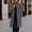 Dark Gray, variant on Ayolanni Women's Long Trench Coat Casual Lapel Single Breasted Jackets Lightweight Long Sleeve Fall Outerwear with Pockets Beige L