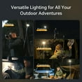 thumbnail image 2 of TEVOLE Camping Light Telescopic & Collapsible: 800 Lumens IP65 Waterproof Smart Remote Magnetic Base USB Rechargeable Battery Adjustable Height for Outdoor Adventure Hiking Emergency Lighting, 2 of 8
