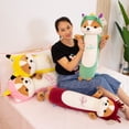 thumbnail image 2 of Cute/Soft/Squirrel Plush Toy/Transformed Squirrel Long Throwing Pillow/Doll/Children's Birthday Gift/Christmas Giftpink105cm Deng Xun unisex, 2 of 2
