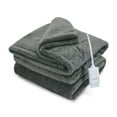 thumbnail image 1 of Sunbeam Electric Heated Throw Blanket Arctic Plush Eco 4 Heat Settings Auto Shut-Off 50" x 60", 1 of 10