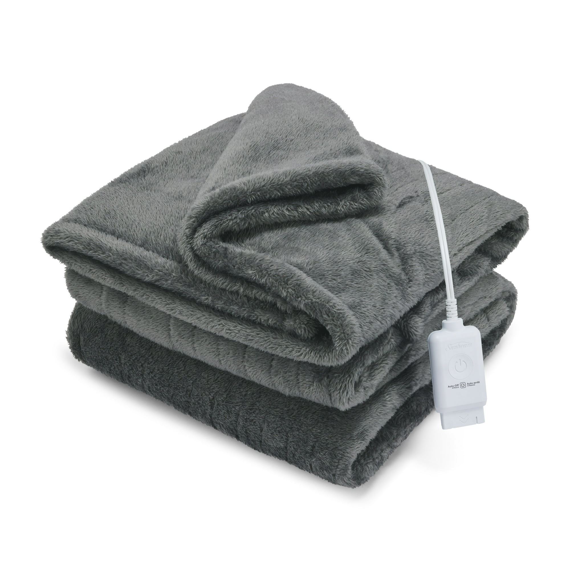 Sunbeam Electric Heated Throw Blanket Arctic Plush Eco 4 Heat Sunbeam Electric Heated Throw Blanket Arctic Plush Eco 4 Heat