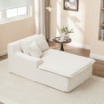 thumbnail image 2 of Right Armrest Chaise Lounge Sofa Bed - High-Density Foam Construction, No Assembly Required, Expands in 48 Hours for Living Room & Bedroom Use (Single), 2 of 9