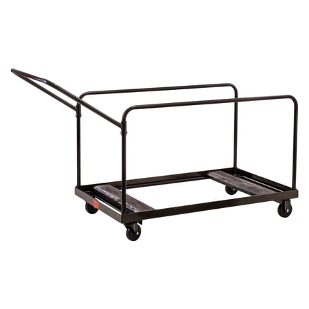 UPC: 0604747160968 | National Public Seating DYMU Multi-Use Dolly Cart Folding Table Caddy Round or Rectangle Tables