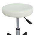 thumbnail image 2 of ZENY Set of 2 Adjustable Swivel Blackless Salon Bar Stools Metal Frame 250lb Capacity, White, 2 of 7