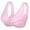 Pink, variant on Hessimy Daisy Bras for Older Women,Front Closure Button Comfortable Convenient Cotton Bras for Older Women No Underwire(Pink,44)