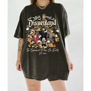 VISTACASE Vintage Walt Disney'S Disneyland Halloween Shirt, Disneyland Halloween Shirt, Mickey And Friends Hal, Unisex Tshirt Size S New|Funny Birthday Cotton Tee Vintage Gift For Men Women