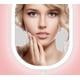 thumbnail image 2 of Espejo de tocador para maquillaje con luz LED, recargable, espejo cosmético iluminado inalámbrico, con 3 ajustes de luz regulables,, 2 of 5