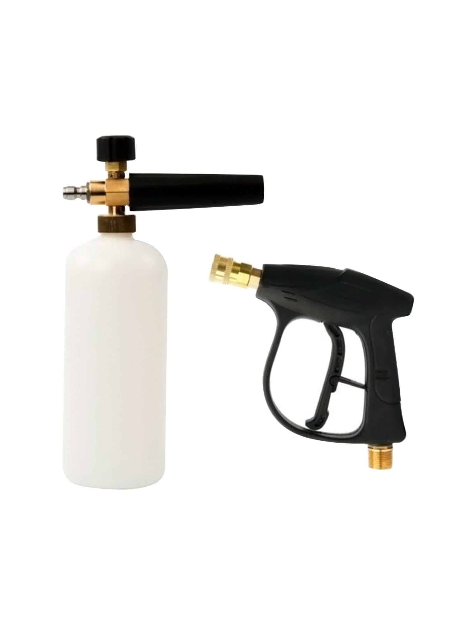 Pressure Washer Compact Quick Release Gun Lance and Snow Foam Lance Set 