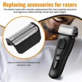 thumbnail image 5 of Replacement Foil Screen + Frame for BRAUN Razor/Shaver Series 30B 310 330 340 5746 4875 7630, 5 of 5