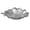 Silver, variant on HANDMADE ECO-FRIENDLY 100% ALUMINUM TRADITIONAL PATTERN SILVER DECORATIVE TRAYS- 4.72'' x 4.52'' x 1.18'' SIZE, SILVER COLOR, TRADITIONAL DESIGN, DECORATIVE TRAYS BBH HOMES