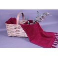 thumbnail image 6 of Face Towel, Wedding Gift Towels, Burgundy Napkin, Striped Washcloth, Terry Peshkir, 18x40 Inches Embroidered Towel, Hotel Dishcloth,, 6 of 9