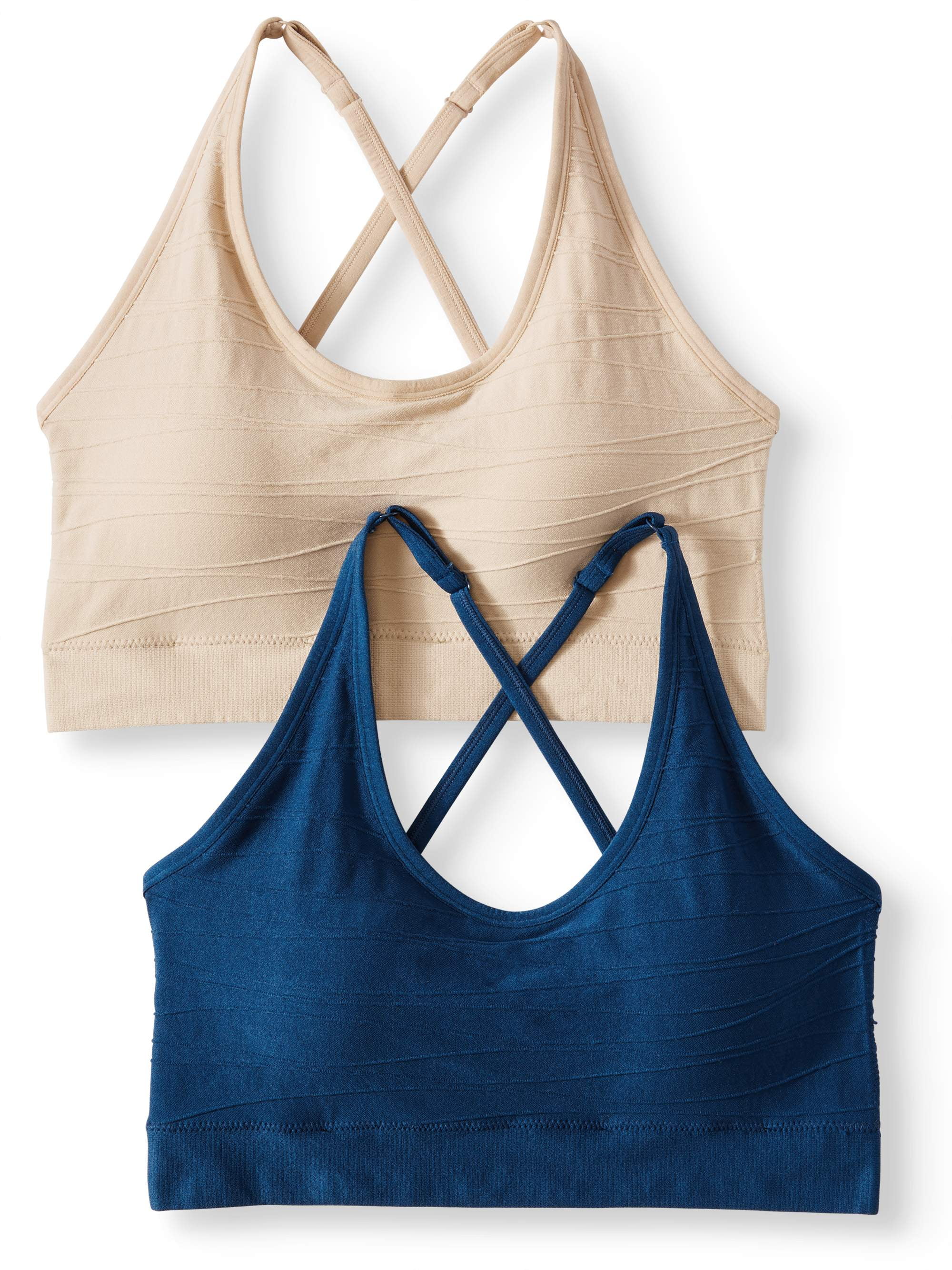 ABS by Allen Schwartz PLUS EVA 2 PACK SEAMLESS BRA WITH WIDE STRAPS