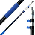 thumbnail image 1 of - Foot Telescopic Extension Pole (-ft Reach) | Lightweight, Rust- Aluminum | /\uD ACME Thread Tip works for Twist-On Squeegee, Duster, Paint Roller, Bulb Changer (pole only), 1 of 6