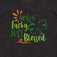 thumbnail image 4 of Inktastic St. Patrick's Day Not Lucky Just Blessed with Clover Women's Plus Size T-Shirt, 4 of 5