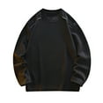 thumbnail image 2 of pstuiky Camisas casuales de manga larga para hombre, Blusa deportiva informal de moda para hombre, de color liso, con cuello redondo y manga larga camisetas de hombre xxl, 2 of 4