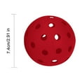 thumbnail image 3 of Pickleball Balls under $5! CQCYD Pickleball 74mm 40 Holes Outdoor Sports Ball, Professional PE Plastic Pickle Ball, Tournament Approved Weifu Hole Ball for Training and Competition, 3 of 6
