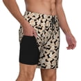 thumbnail image 2 of Balery Dachshund Dog Puppy Mens Swim Trunks Swim Shorts for Men Quick Dry Inseam Beach Shorts with Compression Liner Pocket-3X-Large, 2 of 9