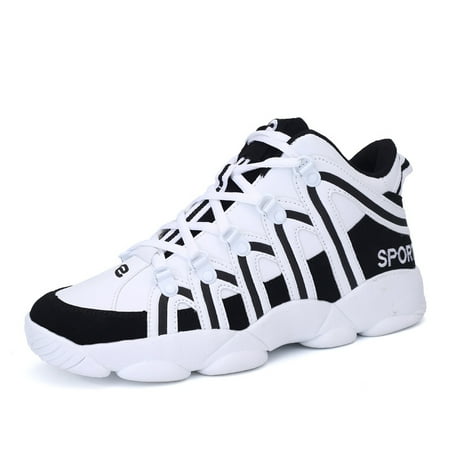 

Boys Casual Running Shoes Non-slip Shock Absorption Lace-up Sneakers For Outdoor Sports