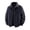 Black, variant on Men's Cotton Sherpa Collar Washed Jacket, Loose Fit Thickened Winter Coat with Multi‑Pockets, Casual Outdoor Outerwear Winter Jackets