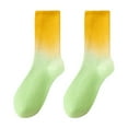 thumbnail image 5 of Fewfanhot Unisex Gradient Mid-calf Socks Soft Comfortable Warm Gift Socks for Everyday Wear, 5 of 7