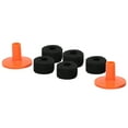 thumbnail image 2 of Kit de 7 almohadillas de fieltro para tambor, resistentes al desgaste, antifricción, color negro, naranja y rojo, para platillos (25 mm (WC77)), 2 of 14