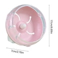 thumbnail image 3 of Silent Hamster Running Wheel Ultra Quiet Exercise Wheel Anti Slip Safe Cage Accessory Smooth Durable Rotation Design, For Hamster Gerbil Small Pets Indoor Cage Exercise And Activity, 3 of 6